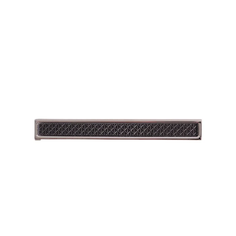 black silver tie bar