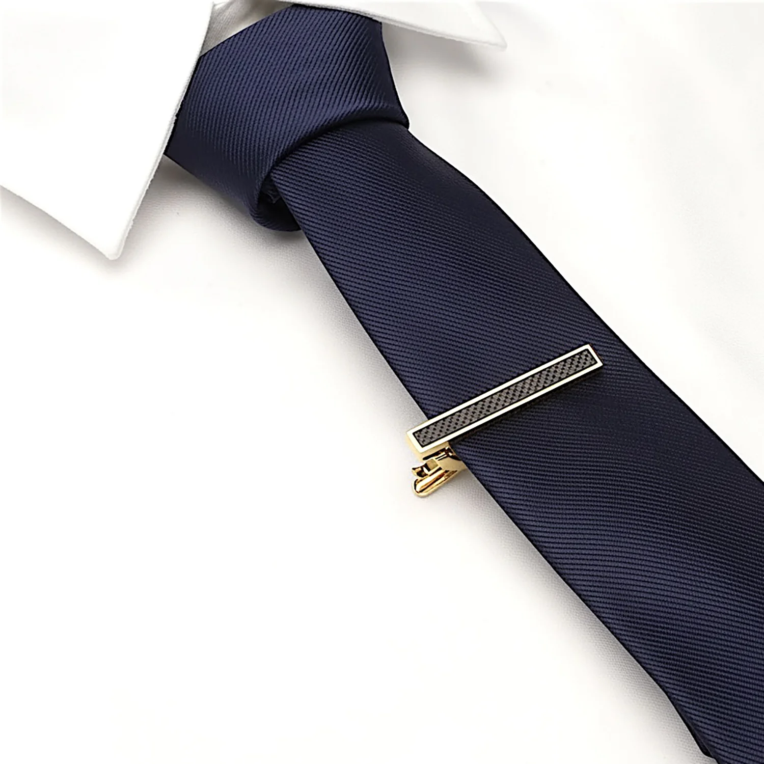 gold black tie bar