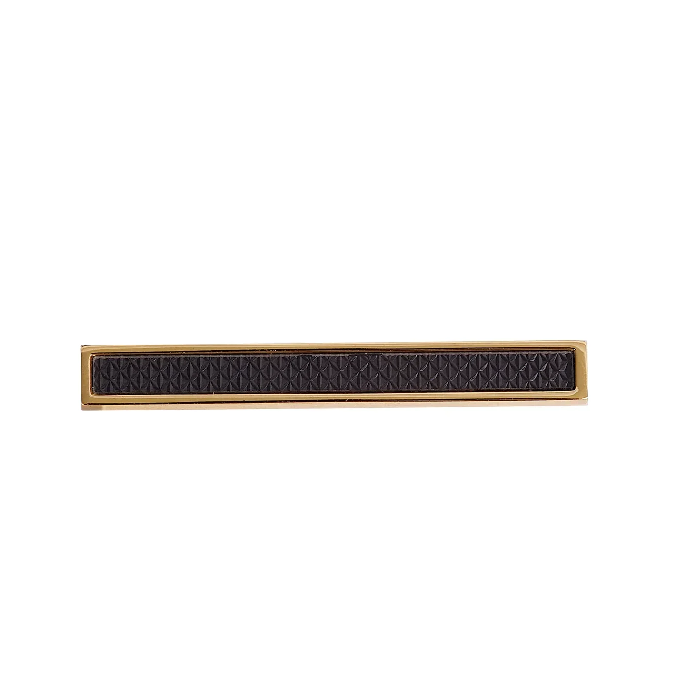 gold black tie clip