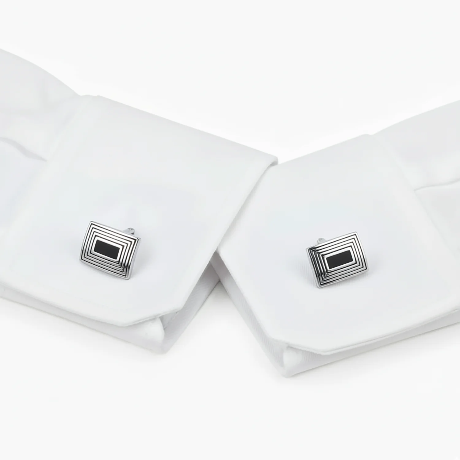 black cufflink
