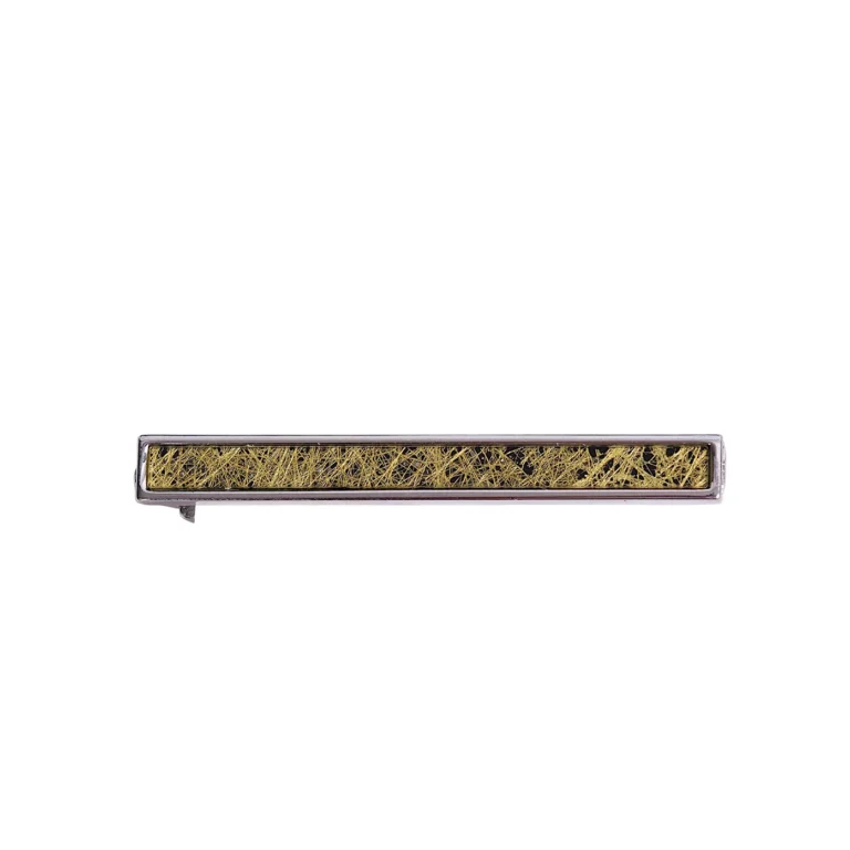 silver gold tie clip