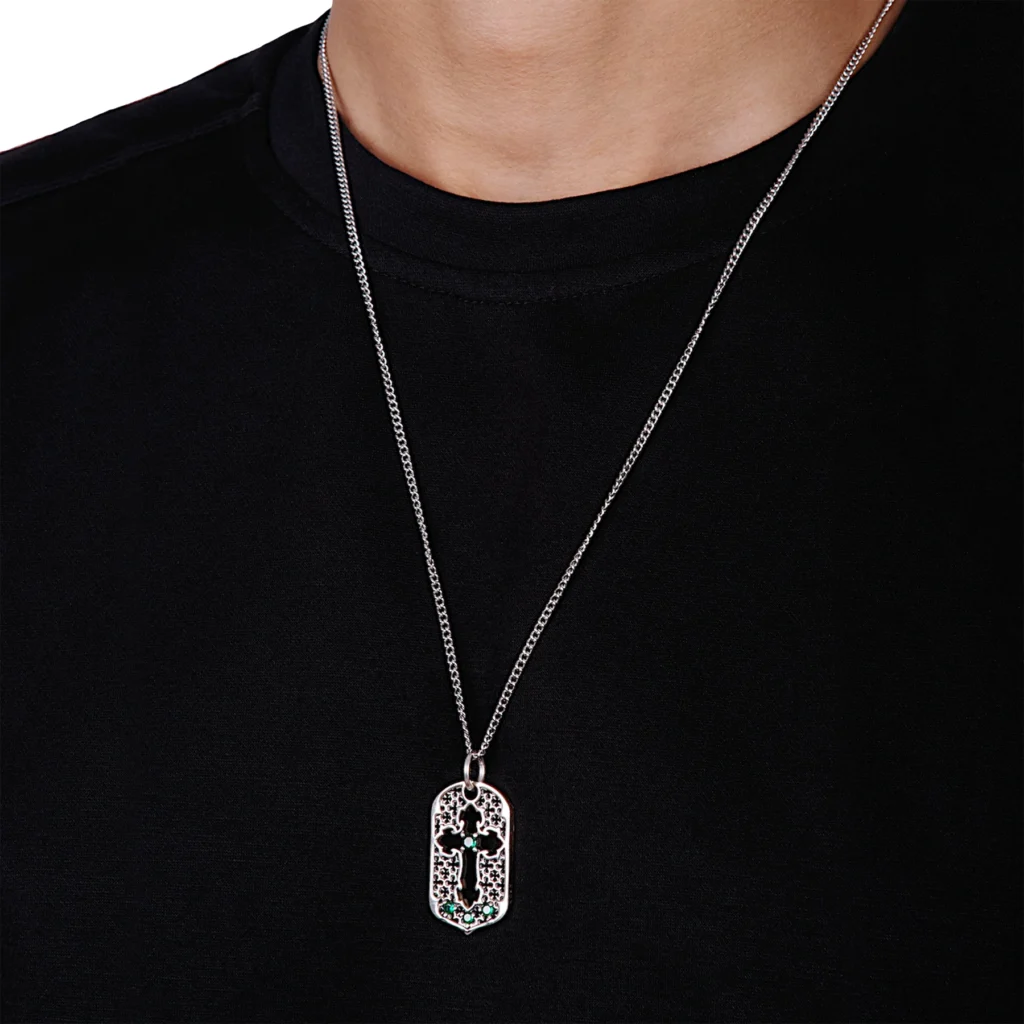 Sanctum men's cross necklace