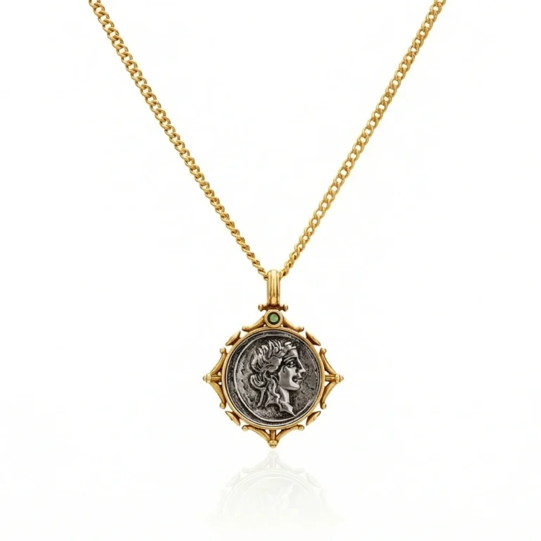 Aurelian Coin Medallion Pendant
