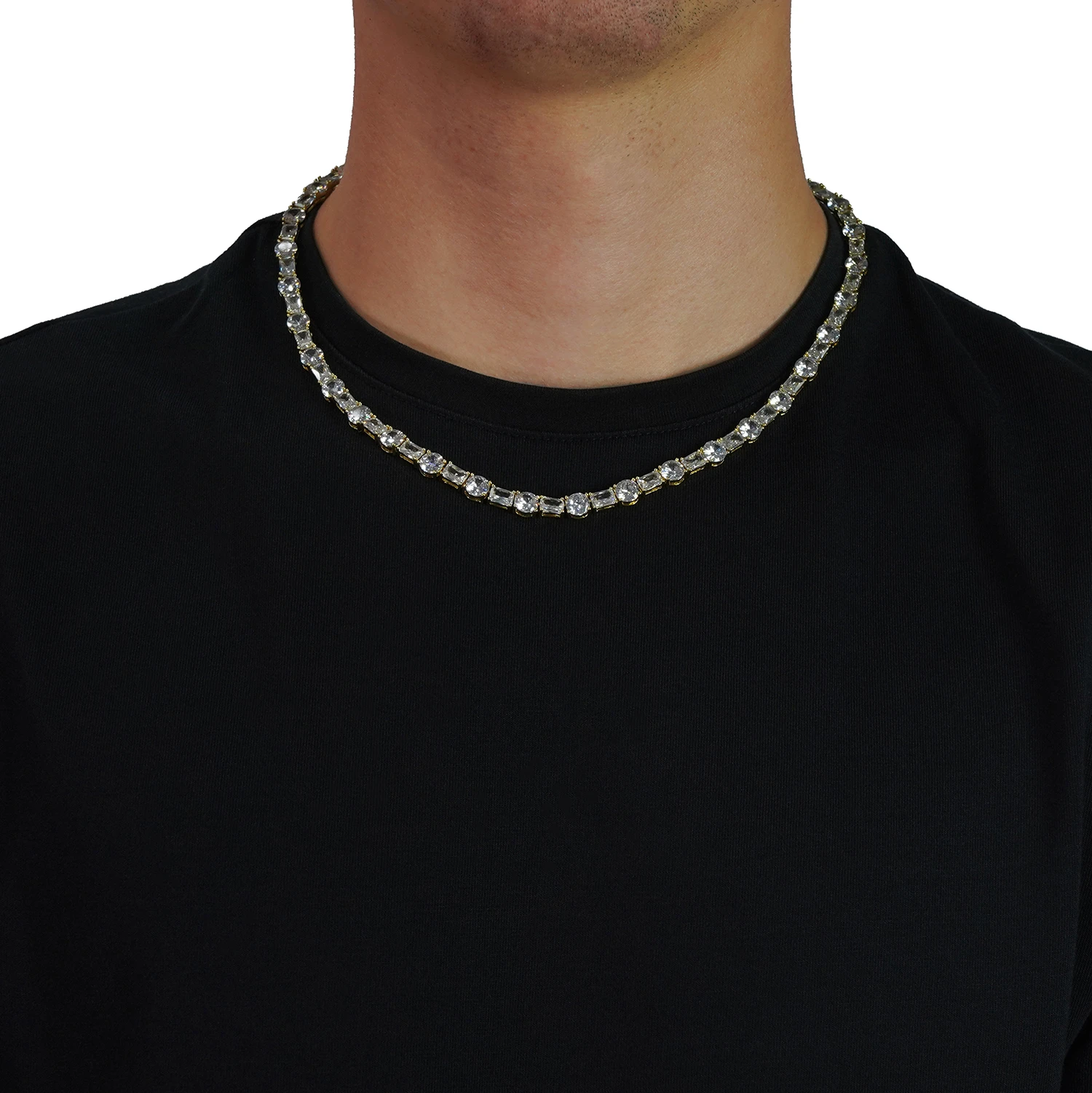 baguette tennnis chain
