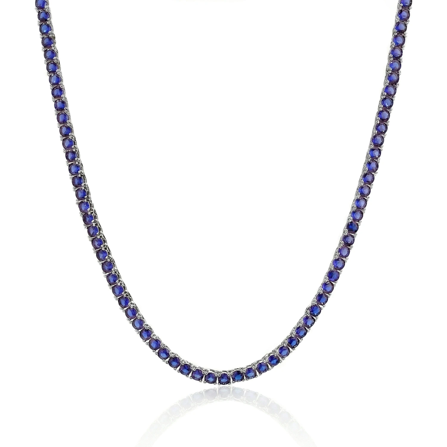 silver blue chain