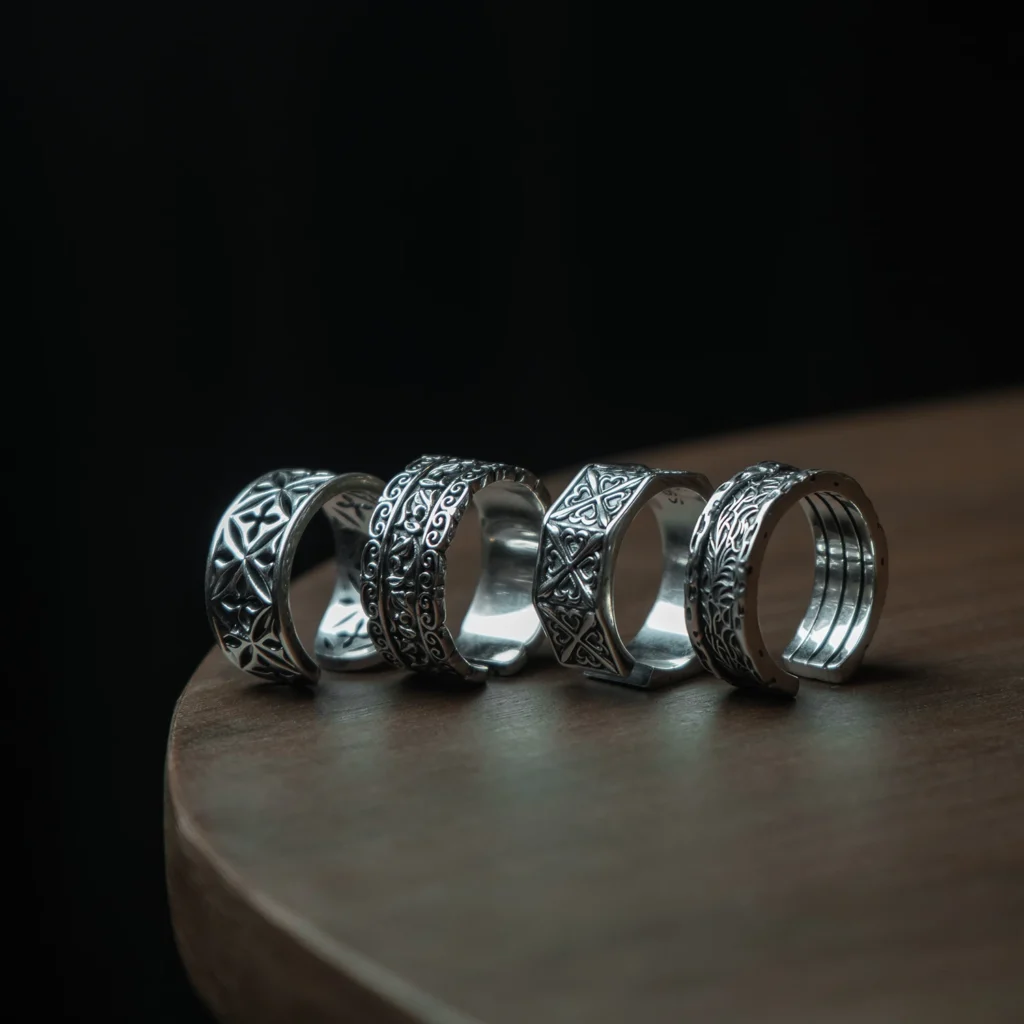 mens sterling silver rings
