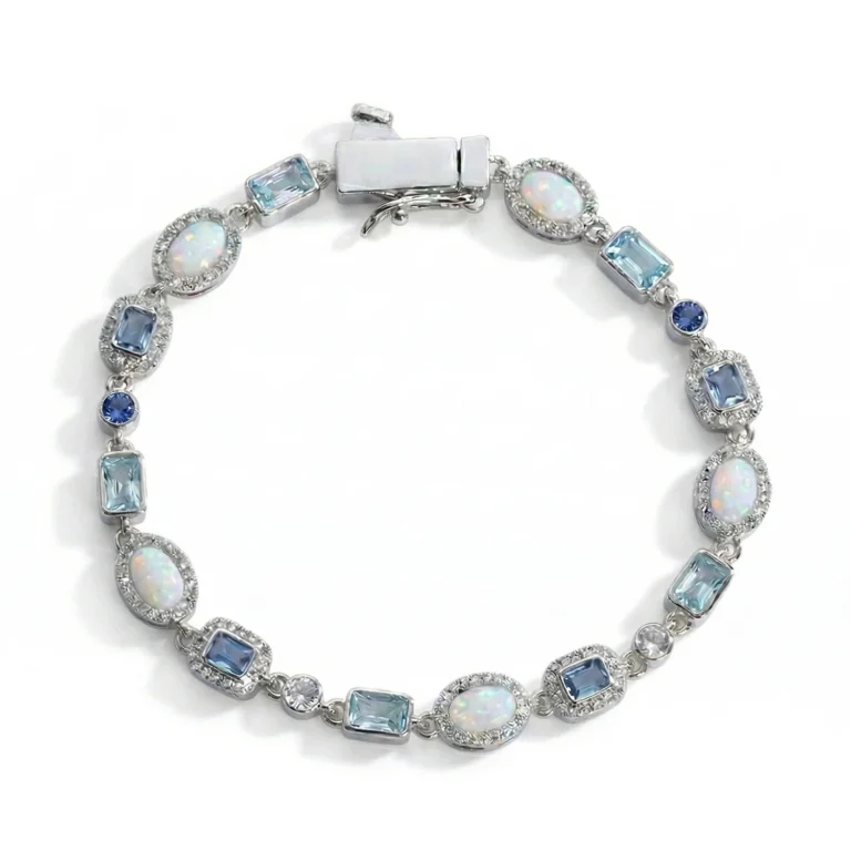 sapphire gemstone bracelet for men