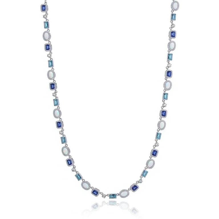 sapphire gemstone necklace