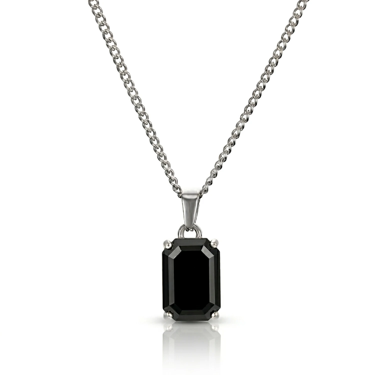 onyx necklace for men