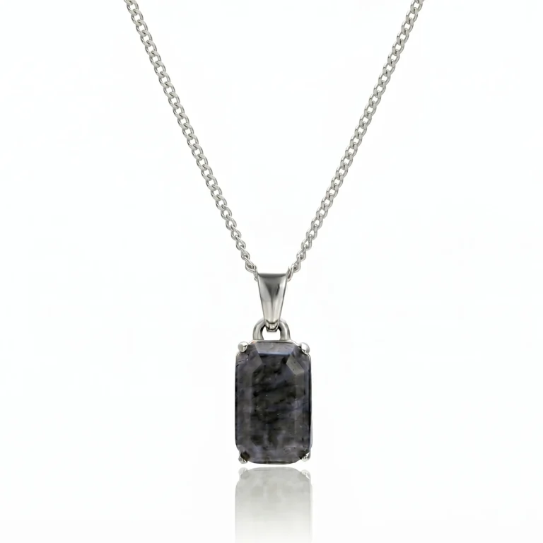 spectrolite pendant silver