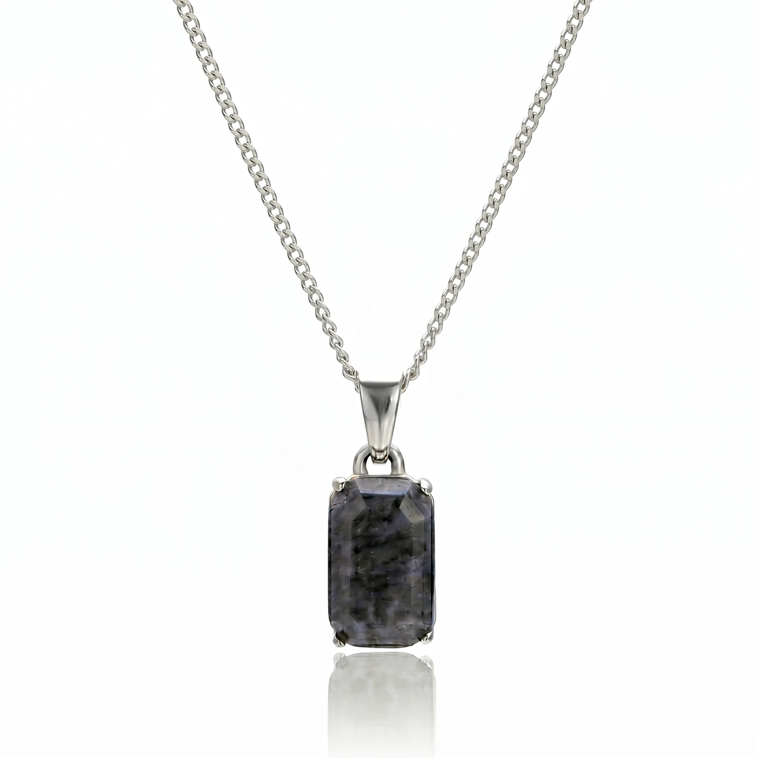 spectrolite pendant silver