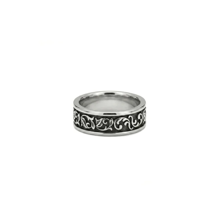 Silver Scrollwork Ring