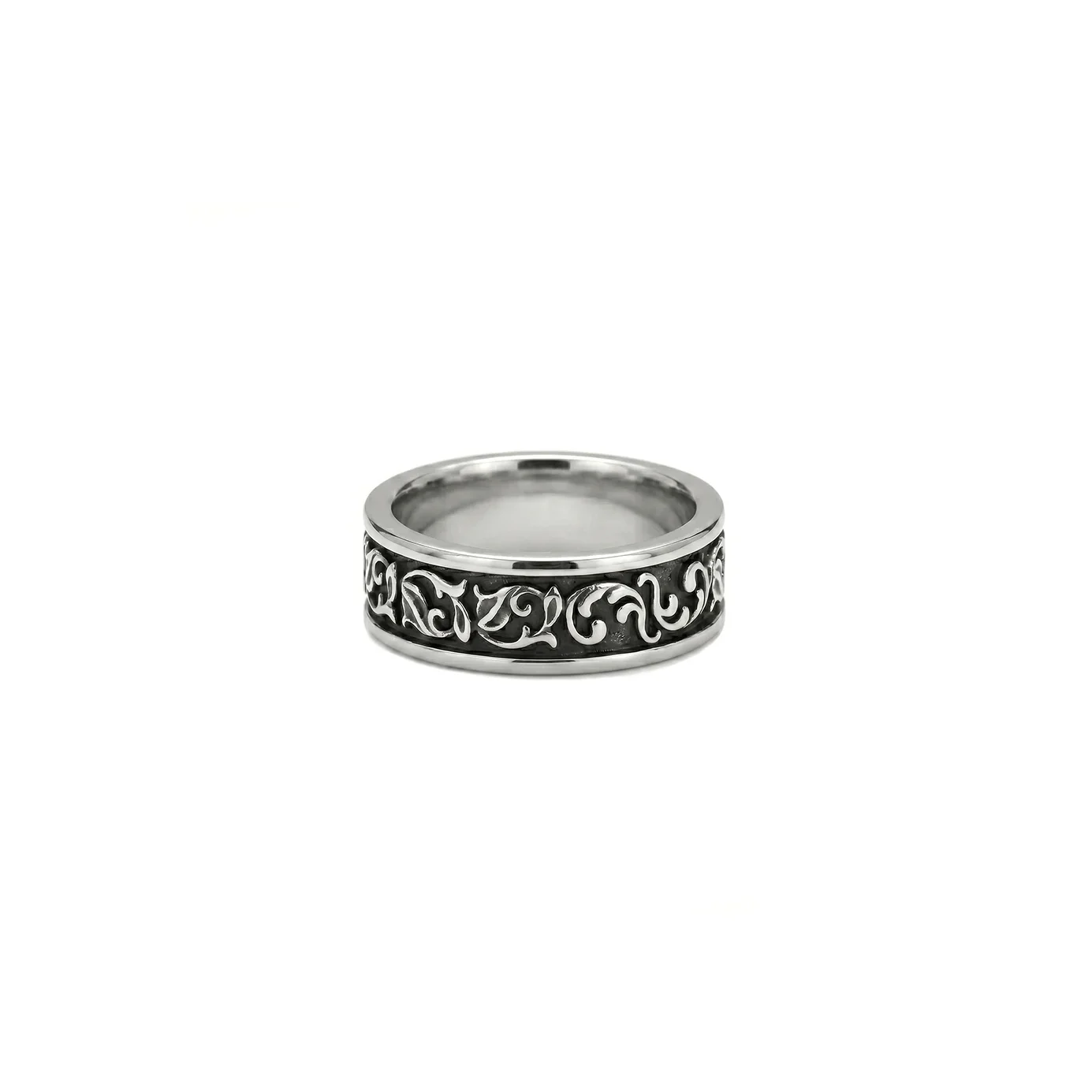 Silver Scrollwork Ring