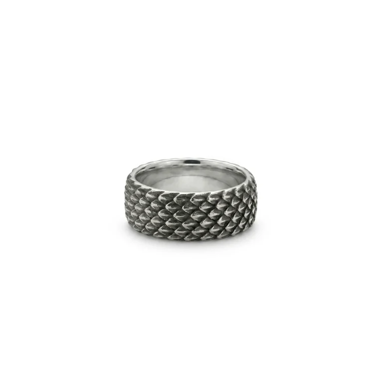 silver snake ring