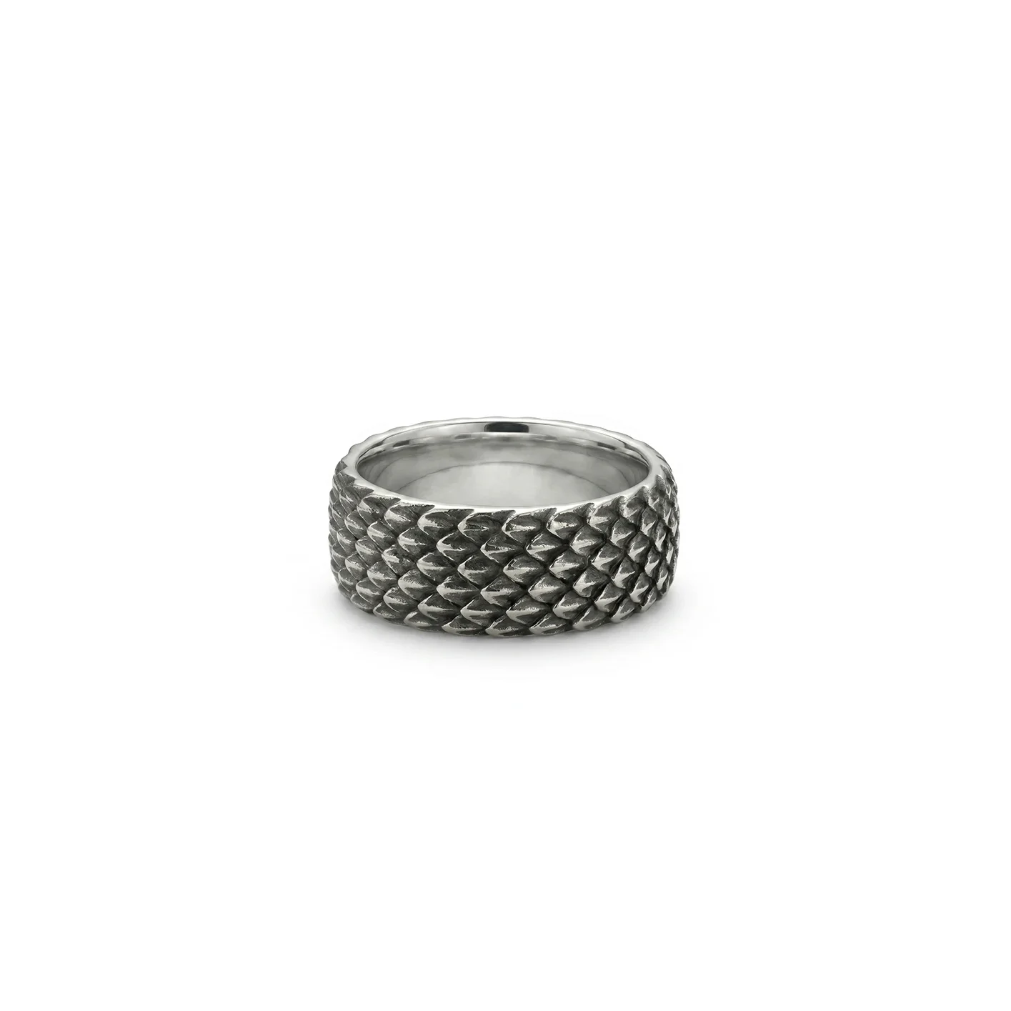 silver snake ring