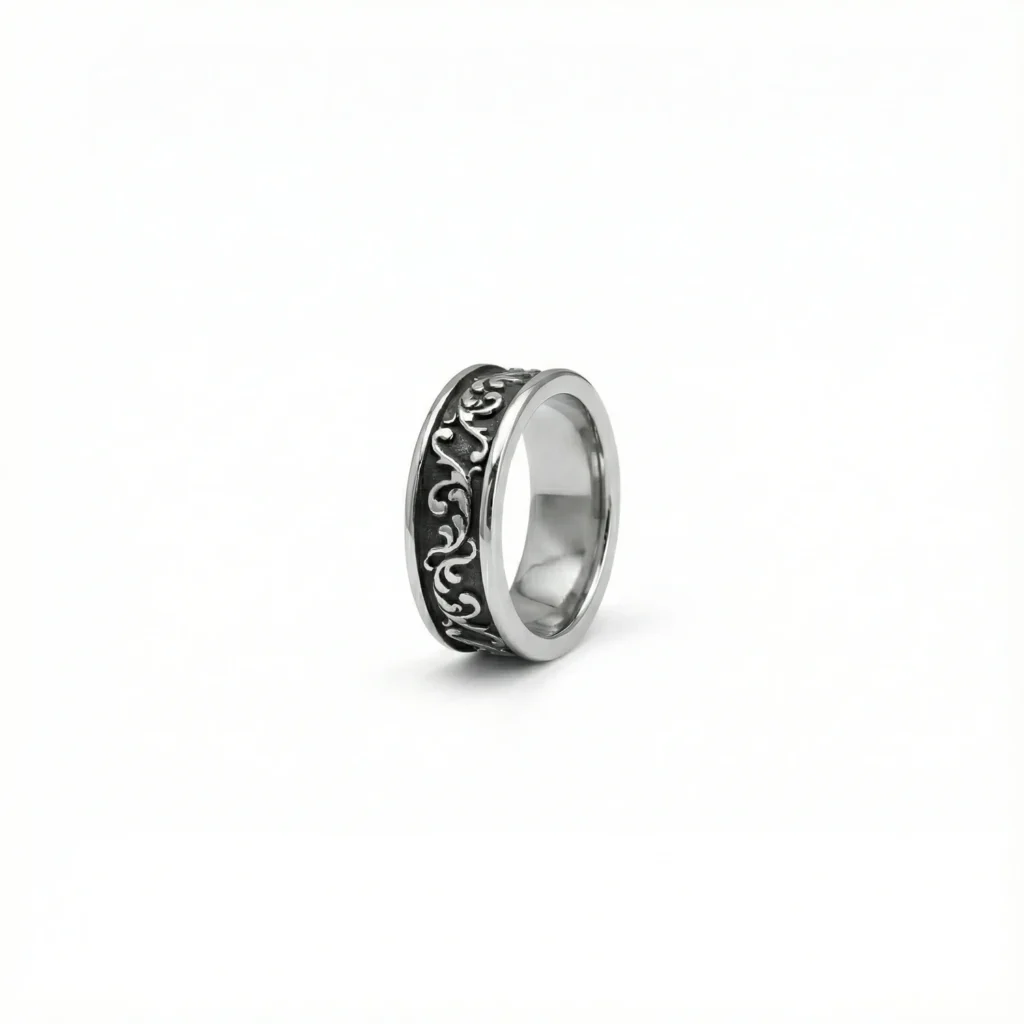 vintage silver ring for men