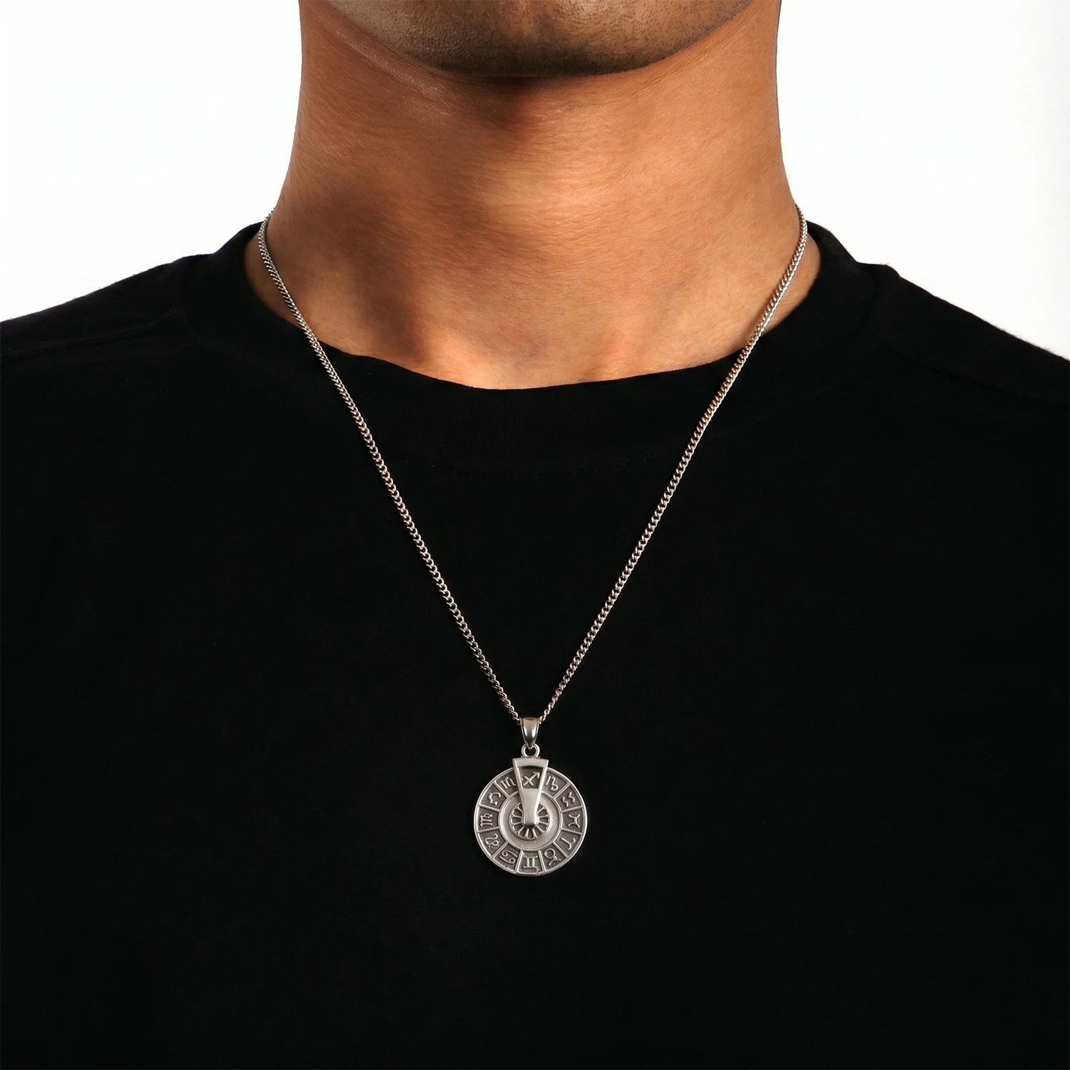 zodiac pendant for men