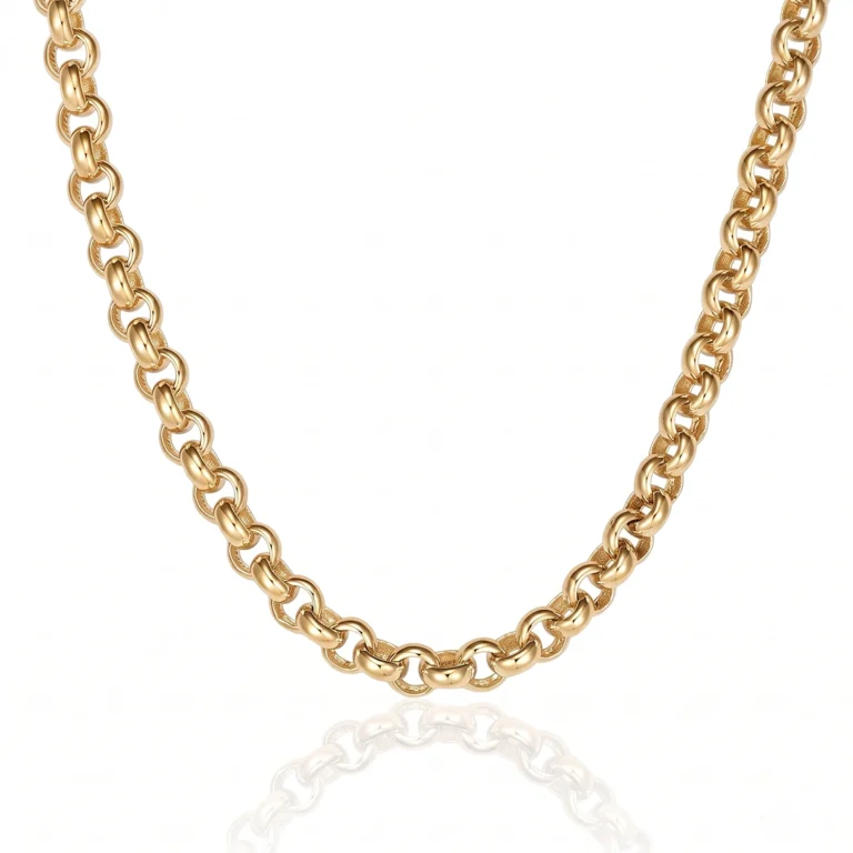 4mm gold belcher chain
