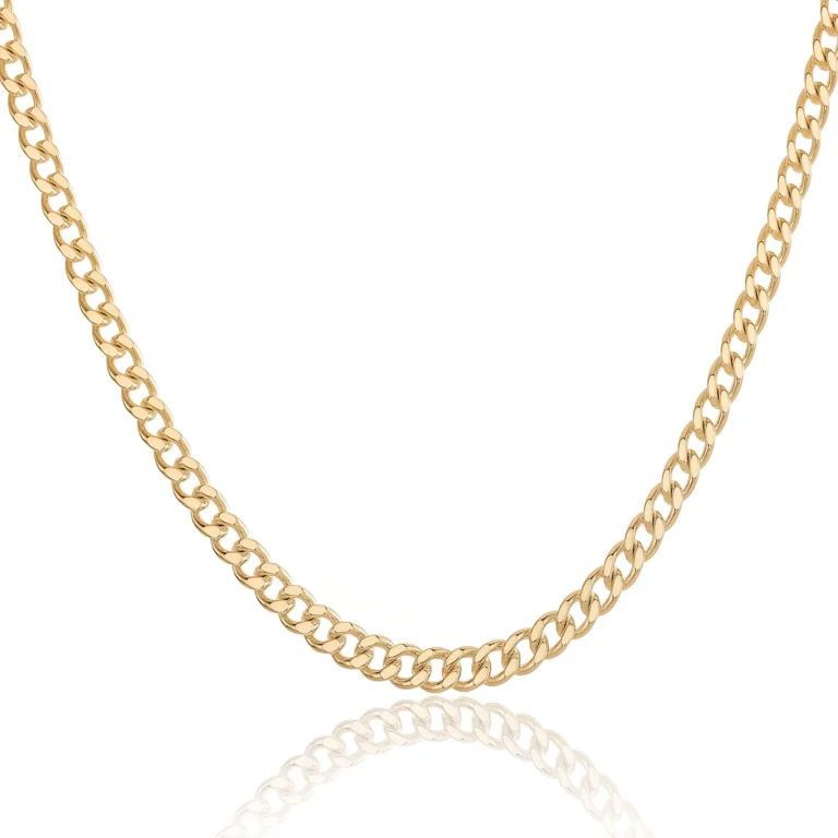 5mm gold curb chain