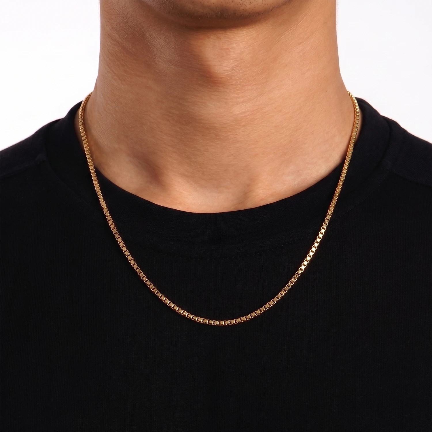 gold box chain for men