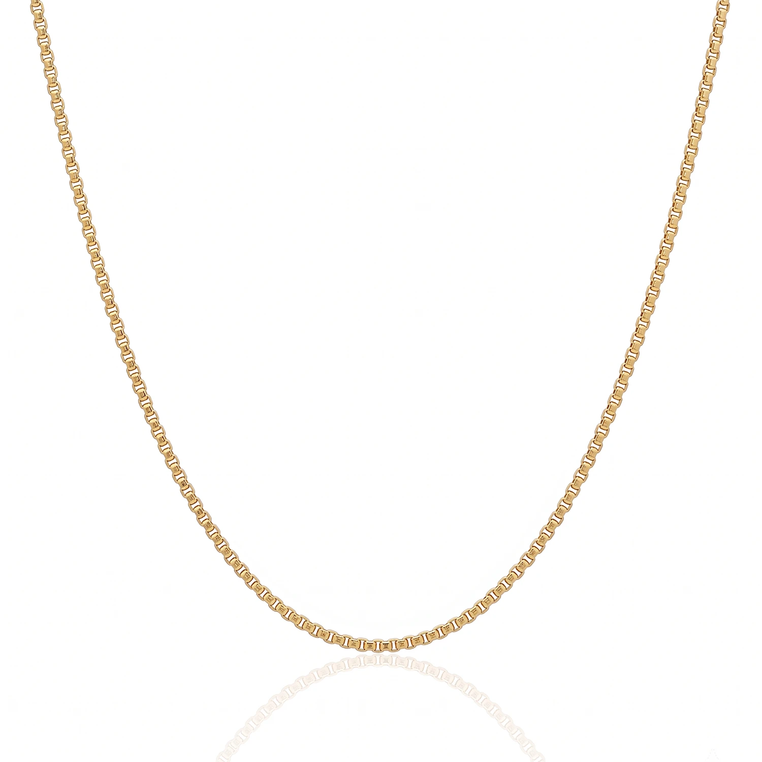 2mm gold box chain for men
