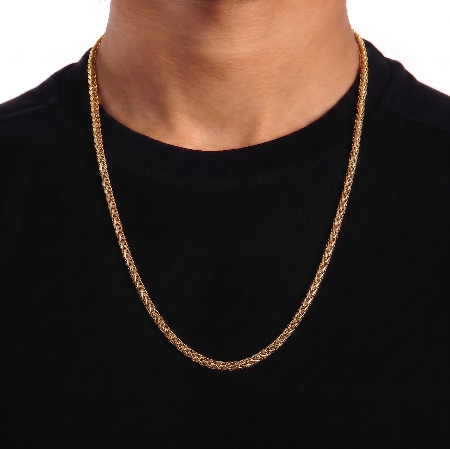 gold franco chain for men