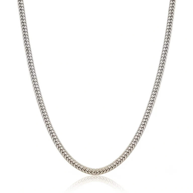mens 4mm silver franco chain