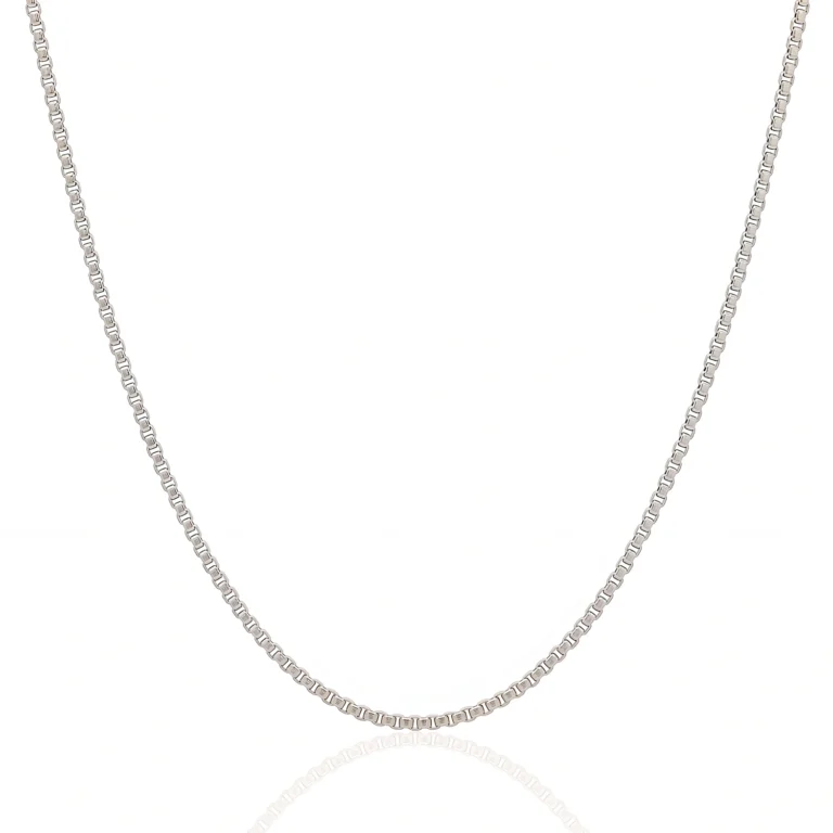 2mm silver box chain