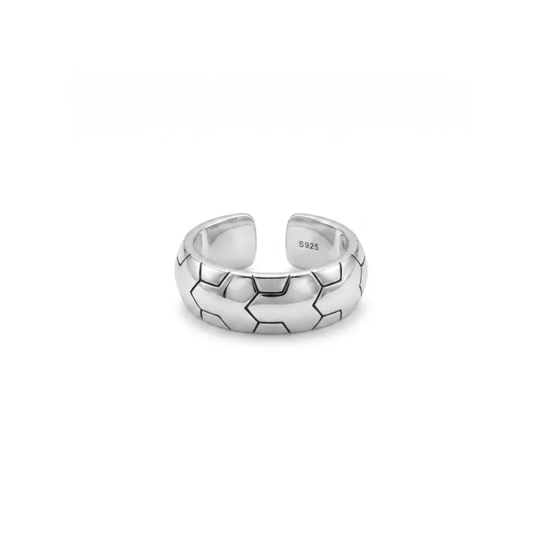 Fractured Mosaic Silver Ring