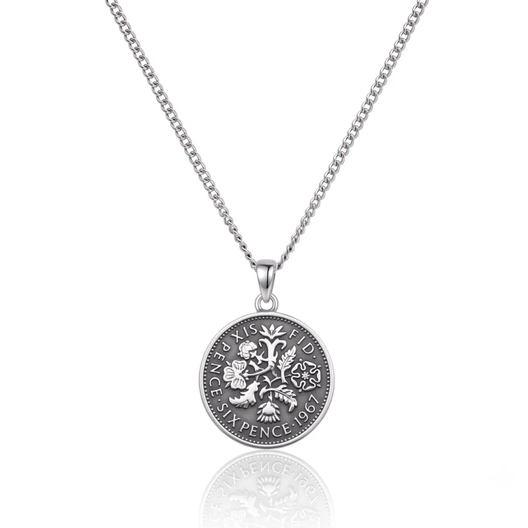 Lucky Sixpence Coin Necklace